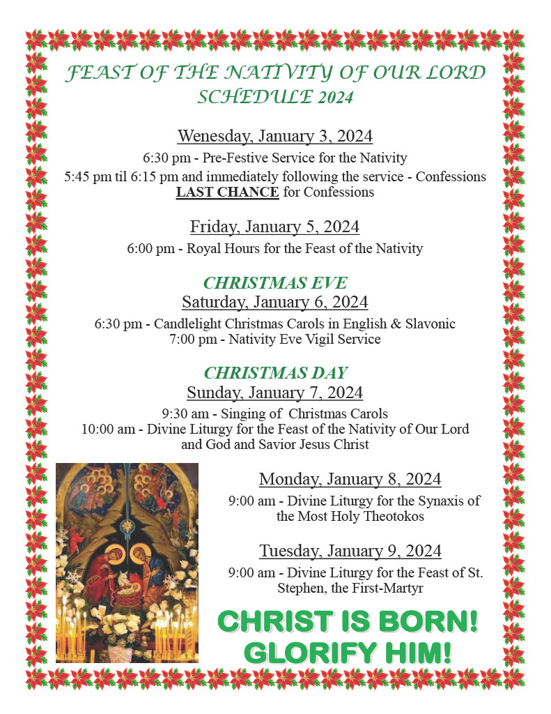 to Our Parish Website Saint Nicholas Orthodox Church